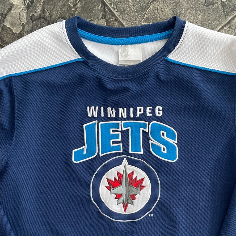 Authentic NHL WINNIPEG JETS Youth Jersey Sports Fan Game-Day Athletics Canada - Picture 4 of 12